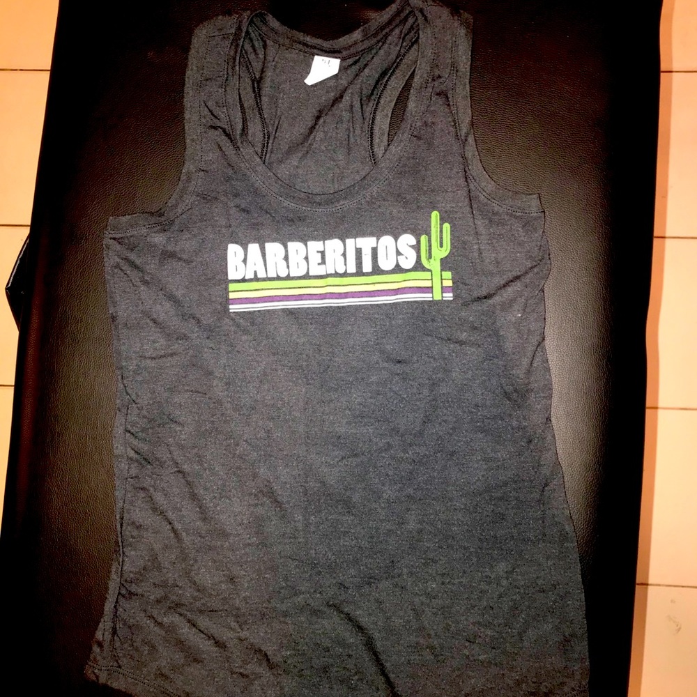 Graphic athletic tank